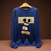 gucci homme sweat  multicolor long sleeved col rond sweater g20204588